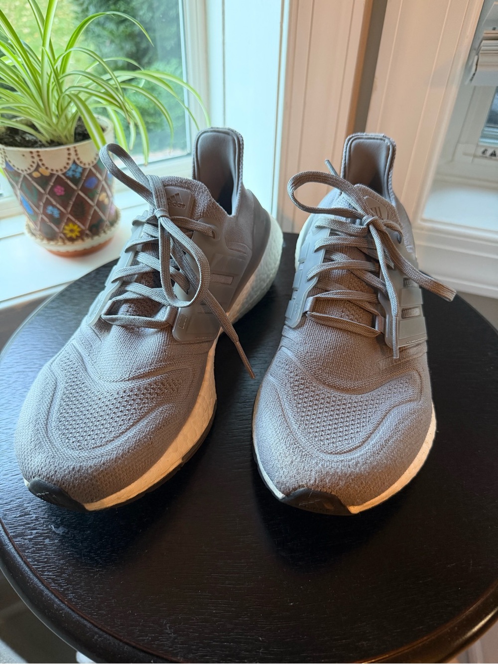 adidas UltraBoost Women's Gray Athletic Running Sneakers